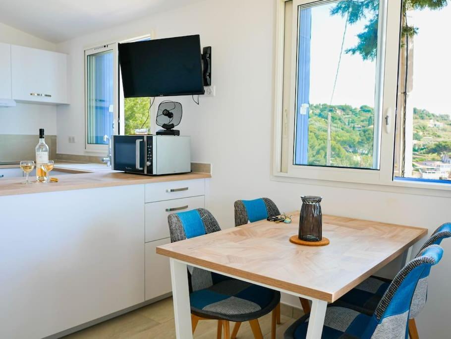 Maisonnette Avec Vue Sur La Mer Exceptionnelle Carqueiranne Extérieur photo